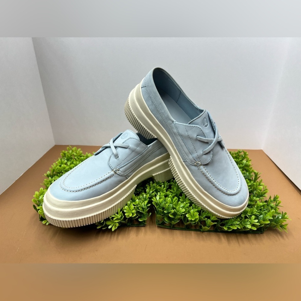 New Sperry, platform woman’s, Highland boat shoe baby blue - Picture 6 of 11